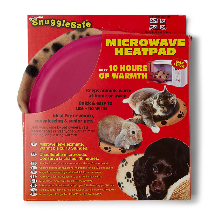 SnuggleSafe Microwave Heatpad Small Animals Pets