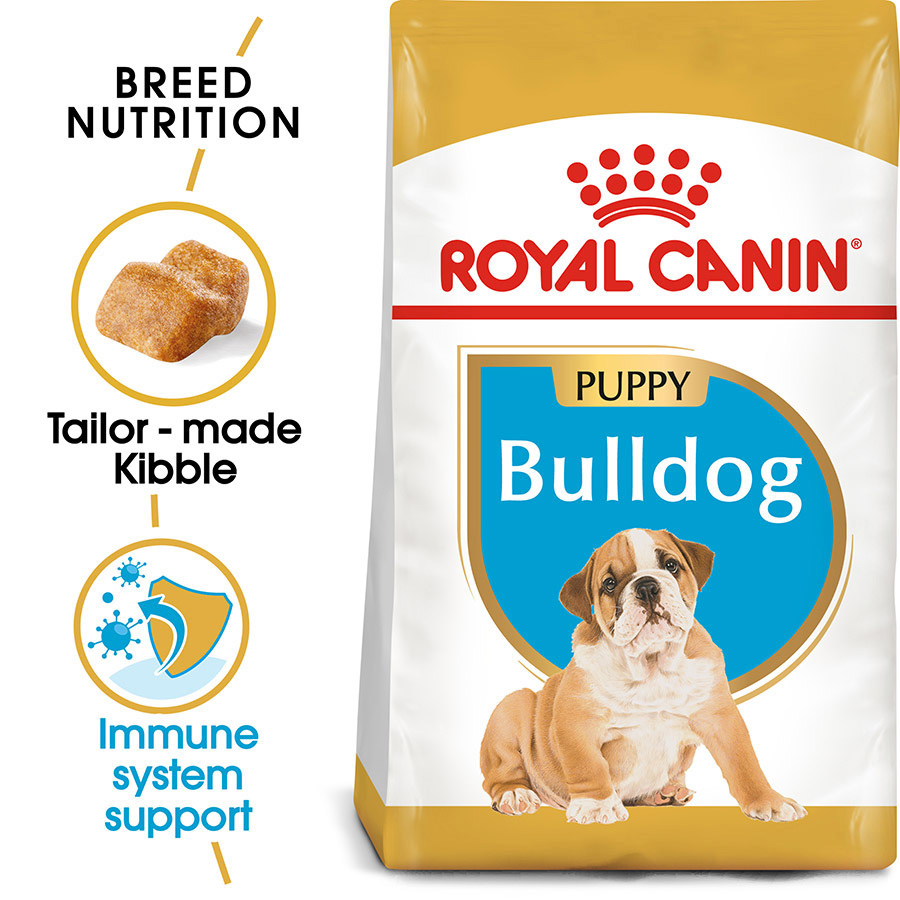 Bulldog puppy food amount hotsell