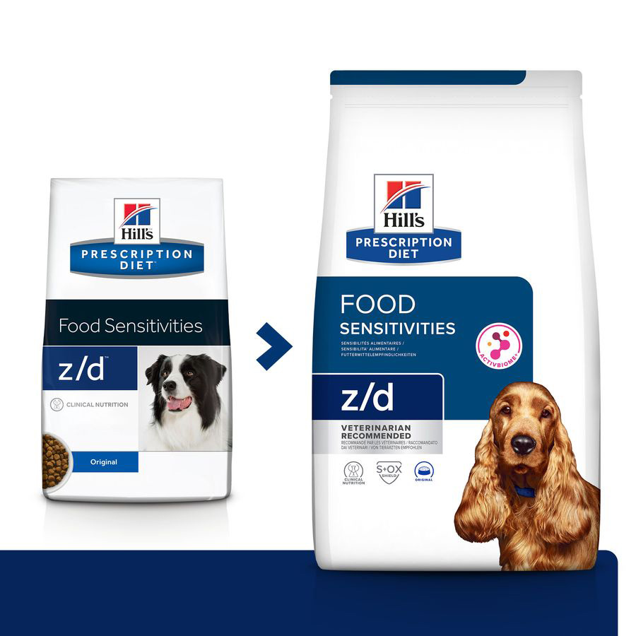 Hill s Prescription Diet z d Food Sensitivities Dry Adult Dog Food