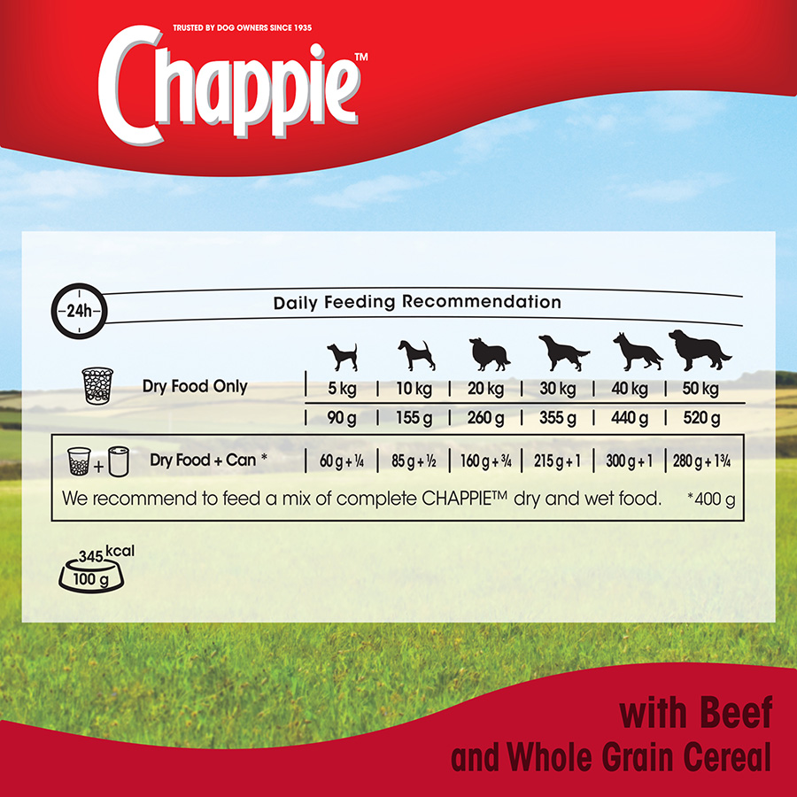 Chappie dry dog food hotsell