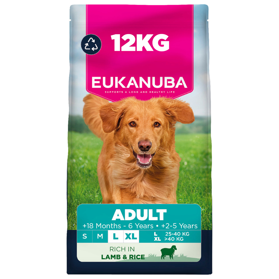 Eukanuba Large Adult Dry Dog Food Lamb & Rice