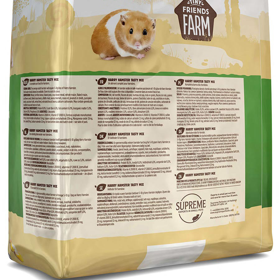 Power of 5 hamster food best sale