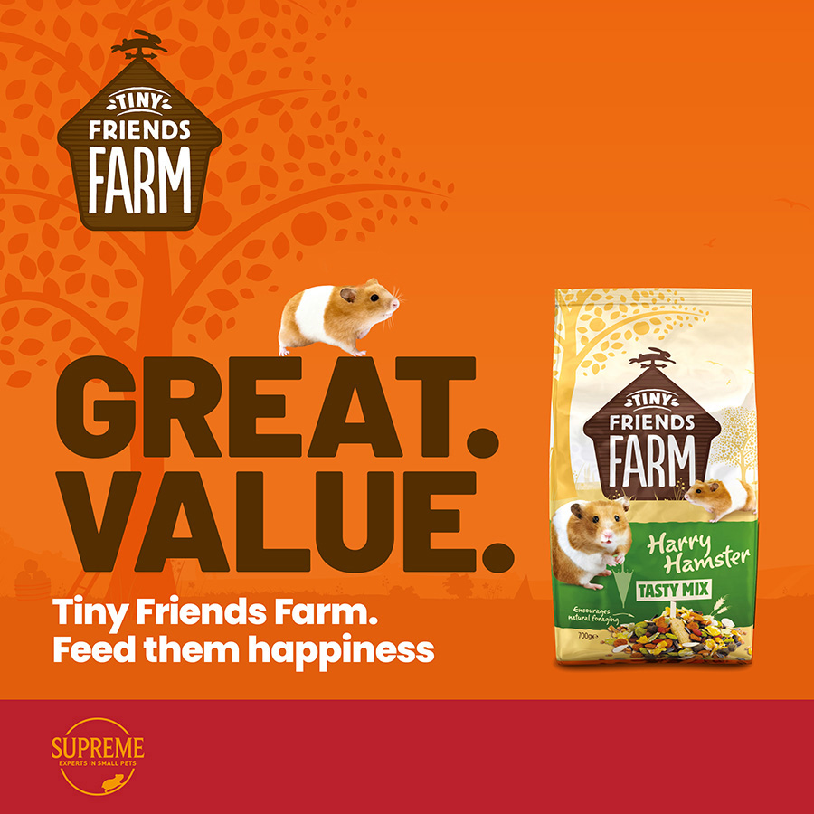 Tiny Friends Farm Harry Hamster Muesli Food Pets