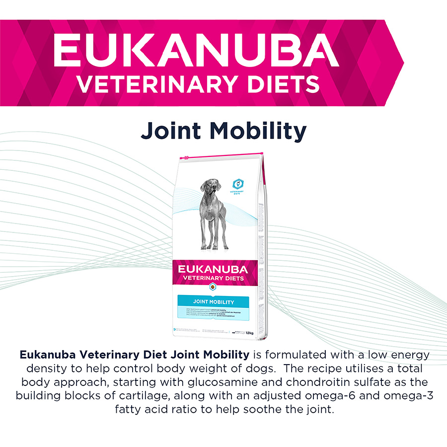 Eukanuba Vet Diet Joint Mobility Adult Dry Dog Food Pets