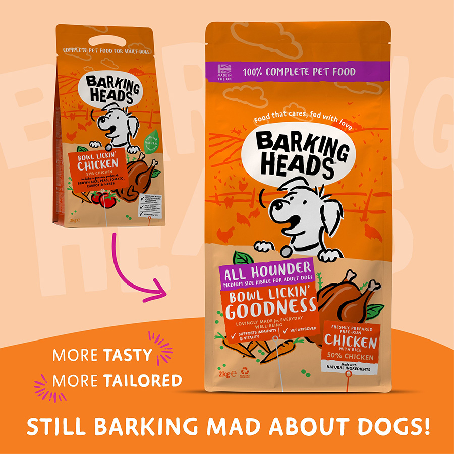 Barking Heads Dry Dog Food Chicken Pets