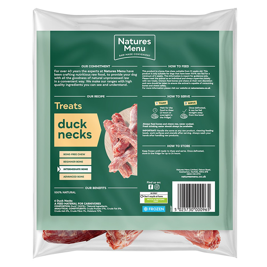 Natures menu duck necks best sale