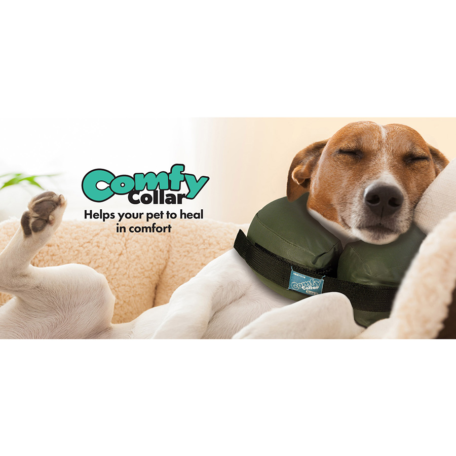 Thrive Comfy Inflatable Cat Dog Vet Collar Pets