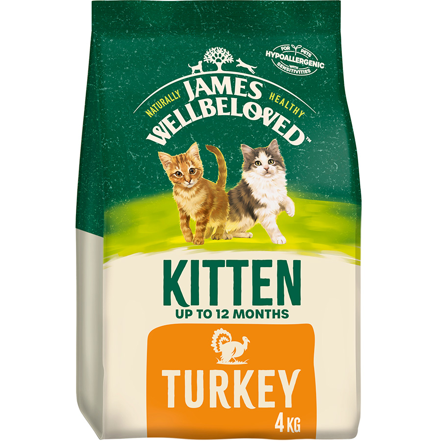 James Wellbeloved Kitten Dry Cat Food Turkey Pets