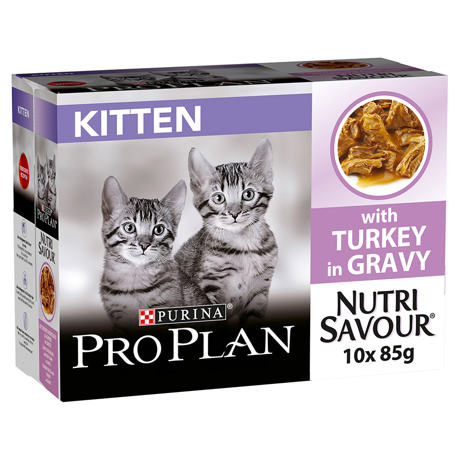 Pro Plan Nutrisavour Wet Kitten Cat Food Turkey