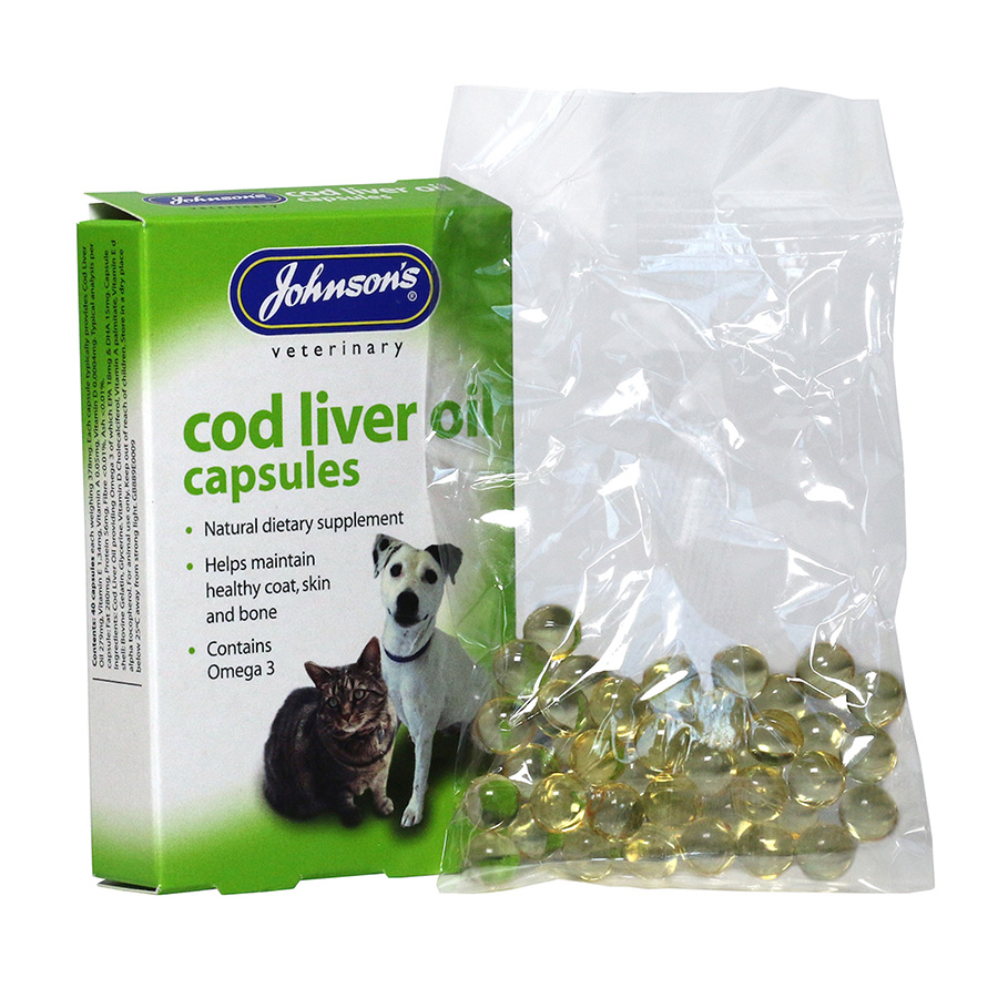 Cod liver oil capsules for dogs best sale