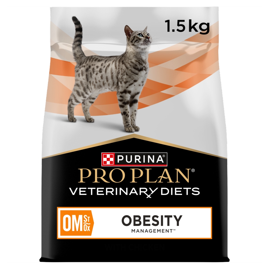 Pro Plan Veterinary Diets OM Obesity Dry Cat Food Chicken