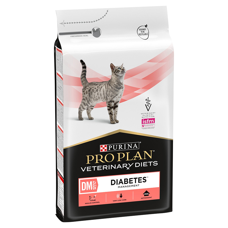 Pro Plan Vet Diet DM Diabetes Management Dry Cat Food Pets