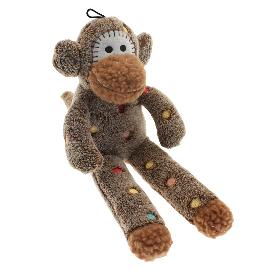 Little Rascals Sock Monkey Puppy Toy Pets