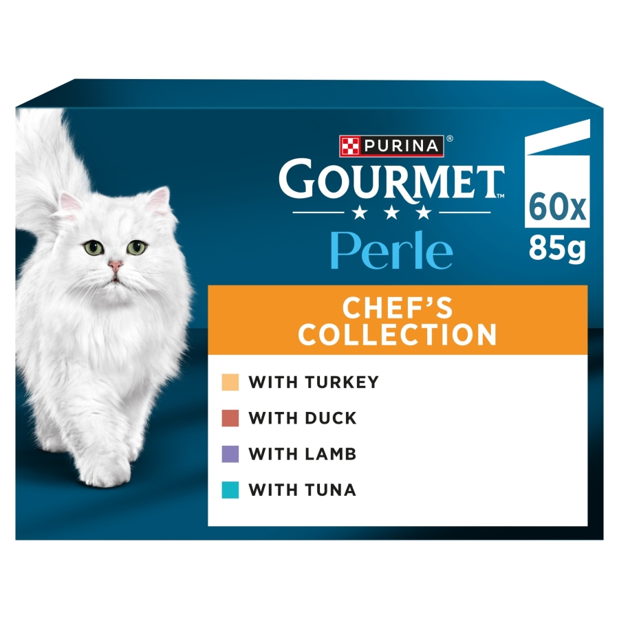 Gourmet Perle Adult Wet Cat Food Chef's Collection in Gravy