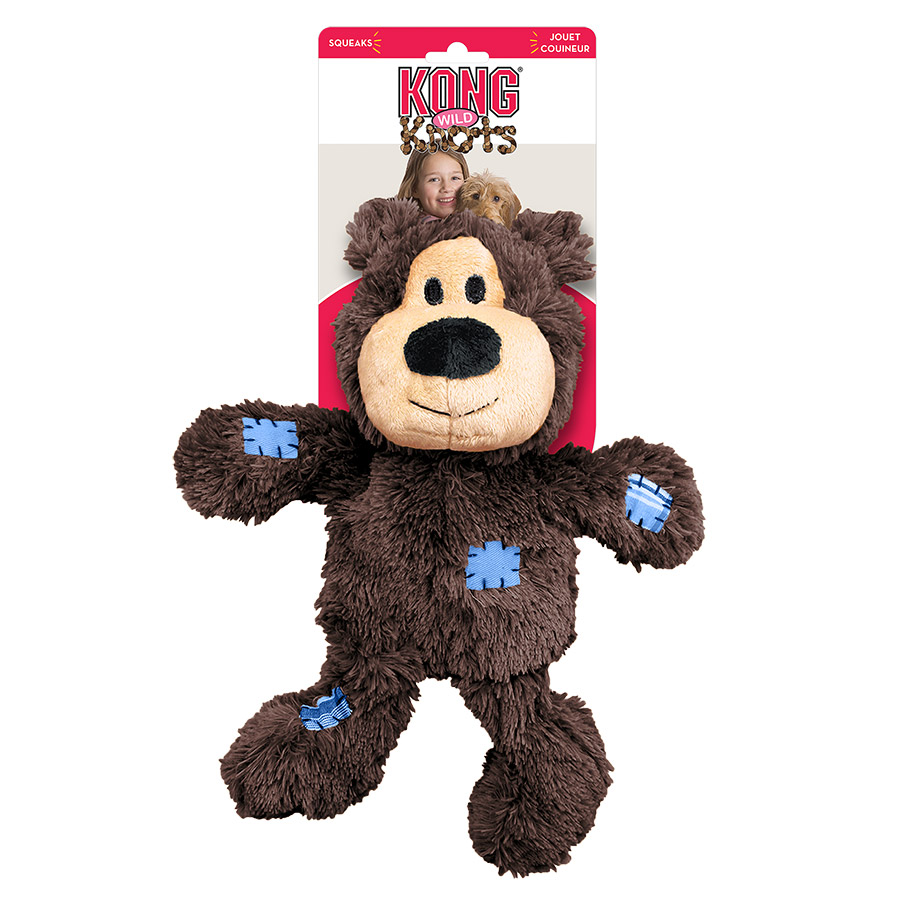 Kong Wildknots Bear Dog Toy Pets