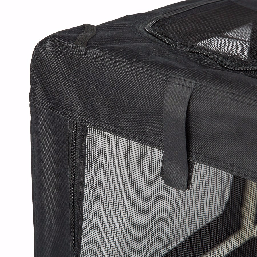 Pets at Home Fabric Pet Kennel Small Black Pets