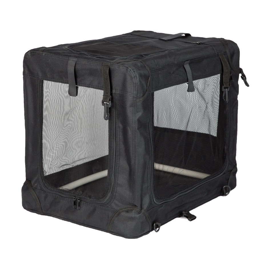 Pets at Home Fabric Pet Kennel Black