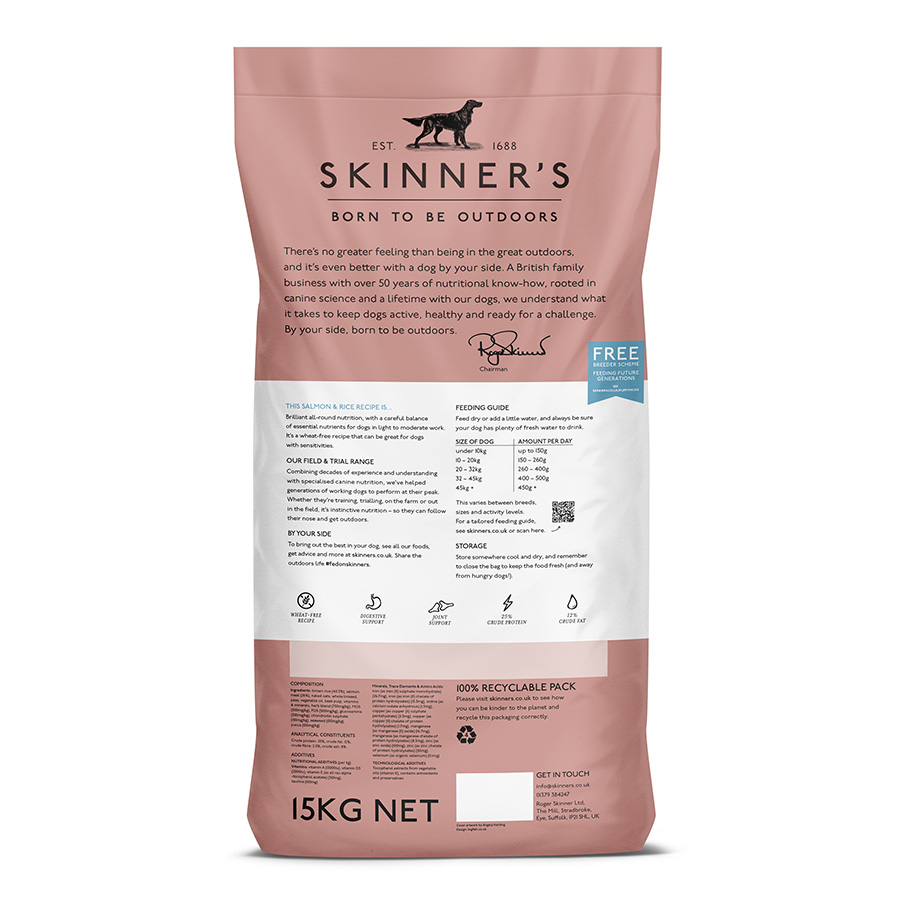 Skinners fashion salmon and rice