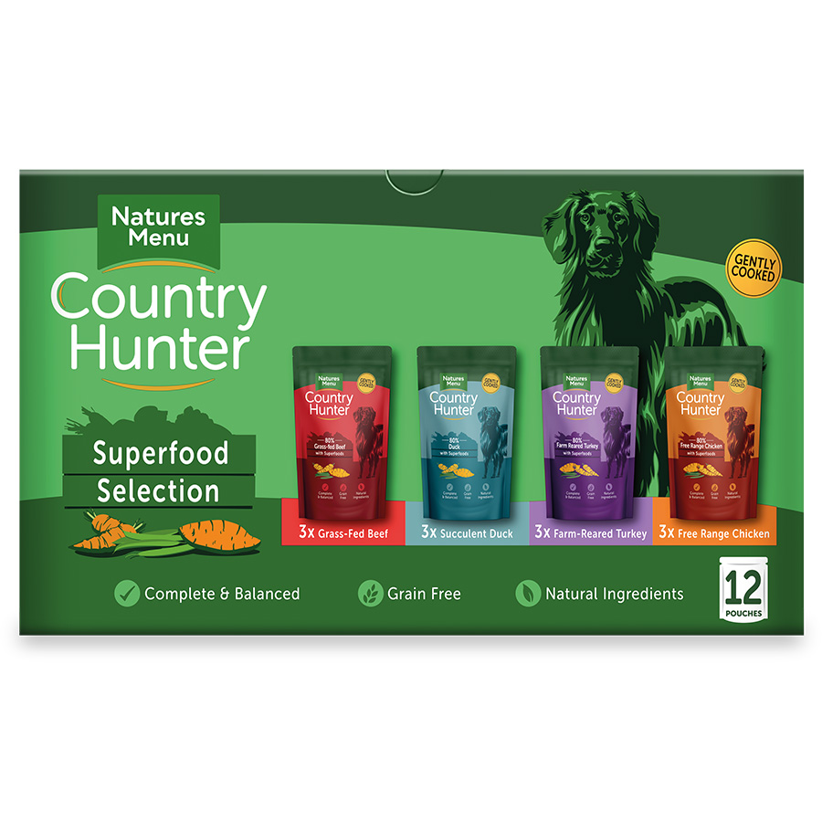 Natures Menu Country Hunter Superfood Dog Food Selection Pets