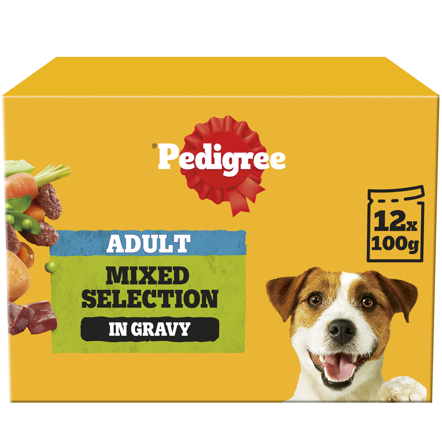 Pedigree Adult Wet Dog Food Mixed Gravy