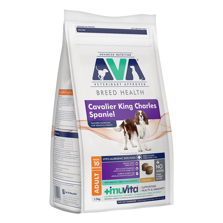 AVA Veterinary Approved Optimum Health Cavalier King Charles Spaniel Dog Food Pets