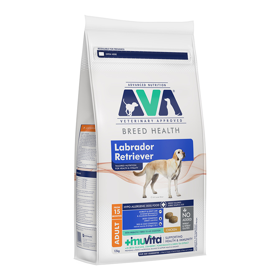 AVA Veterinary Approved Optimum Health Labrador Retriever Dry Dog Food Pets