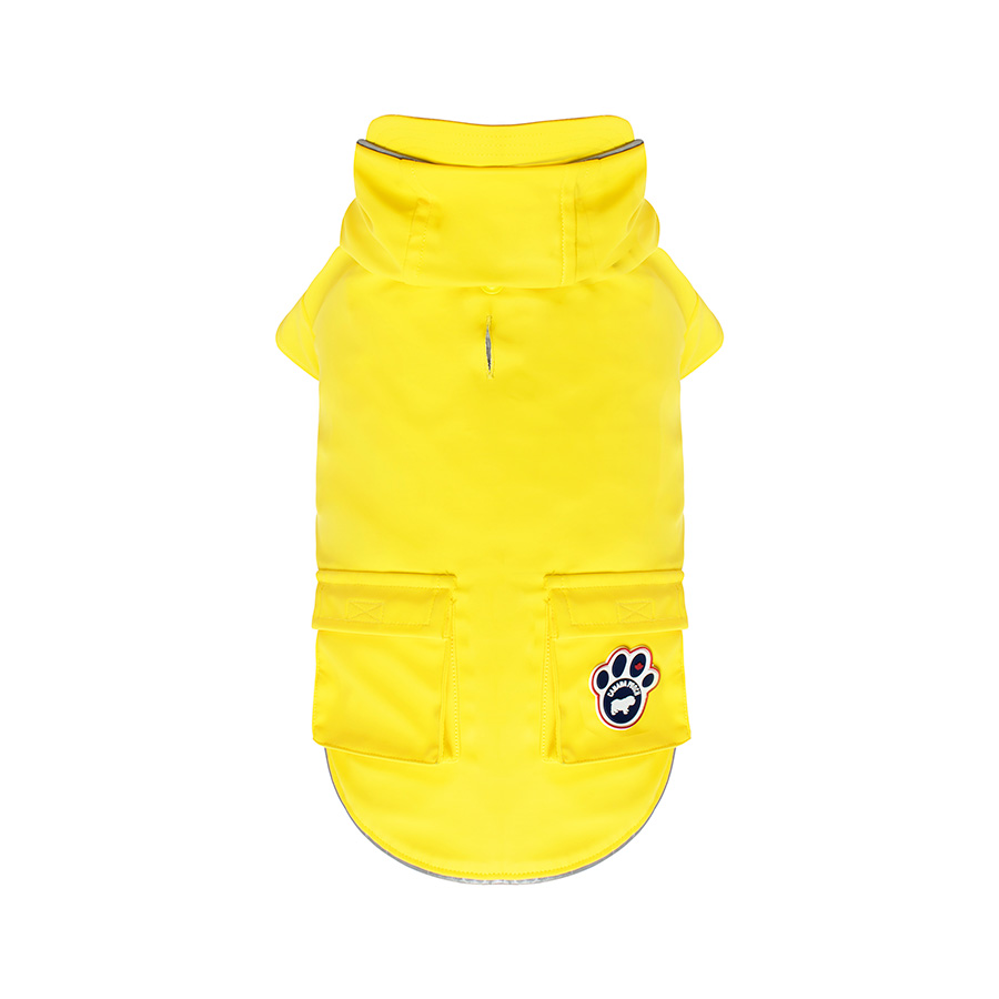 Canada Pooch Dog Rain Coat Yellow Small