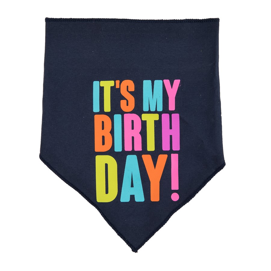 Party Dog Birthday Bandana Navy Pets