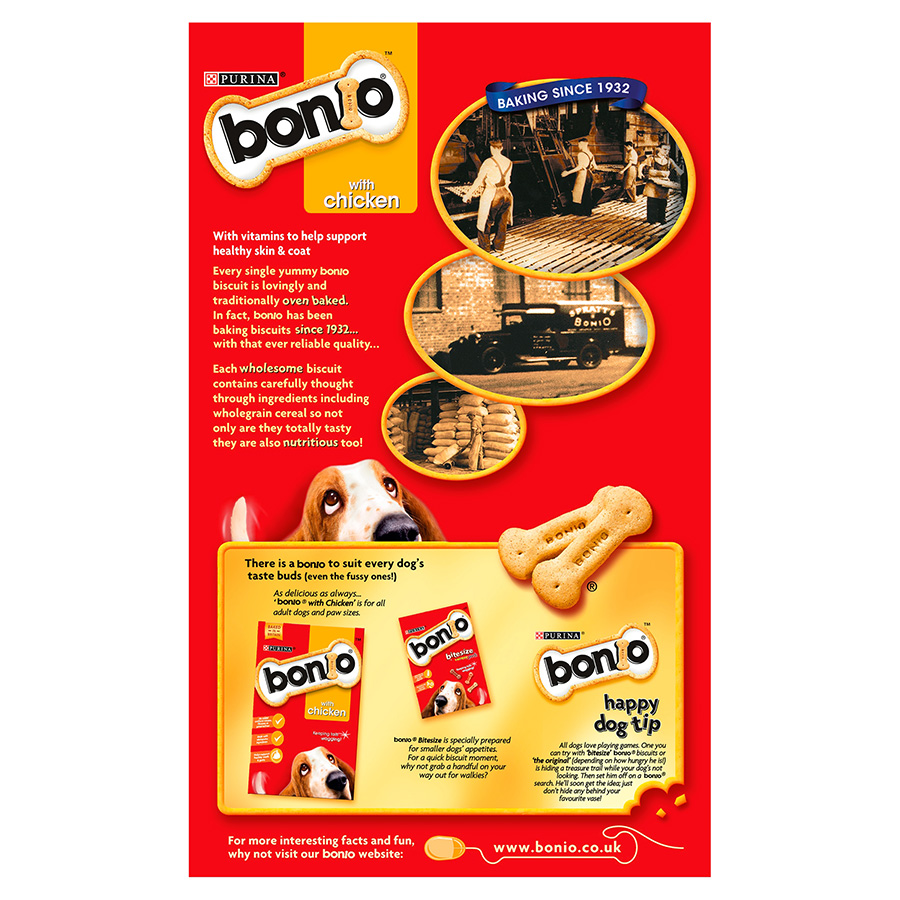 Bonio Biscuits Dog Food Chicken Pets