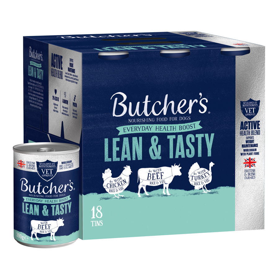 Butcher's Lean & Tasty Low Fat Adult Wet Dog Food Tins