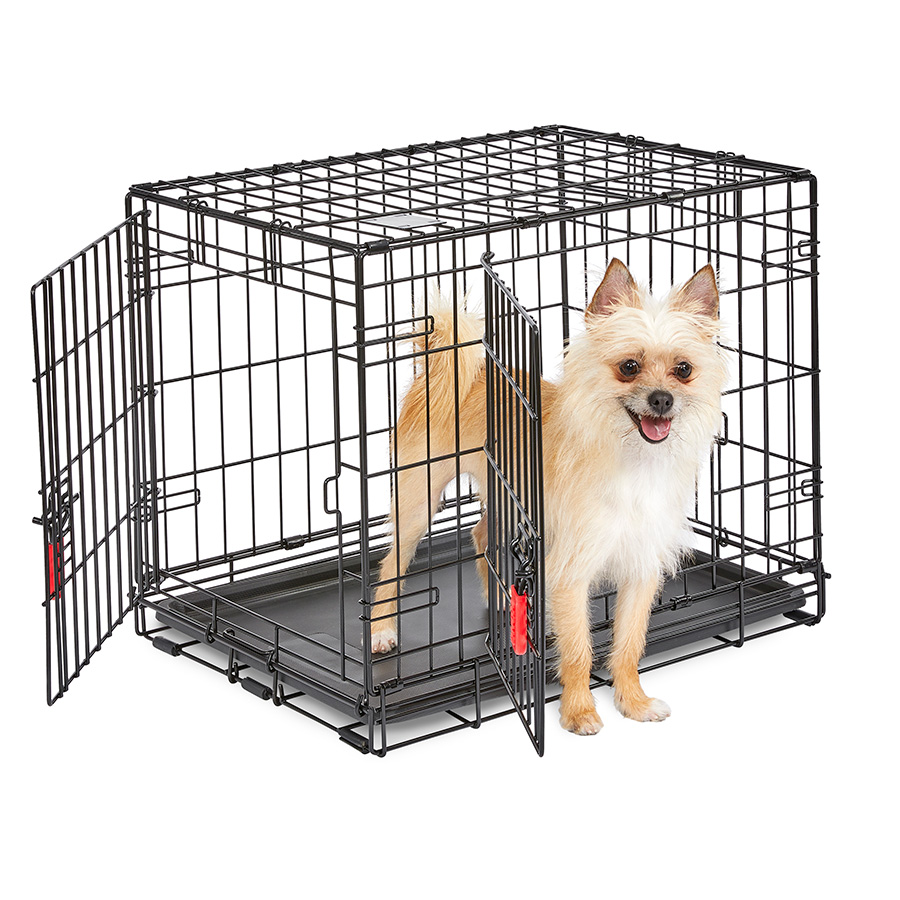 Kong Ultra Strong Two Door Dog Crate Small Black Pets