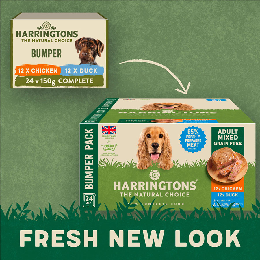 Harringtons Grain Free Wet Dog Food Mixed Selection Pets