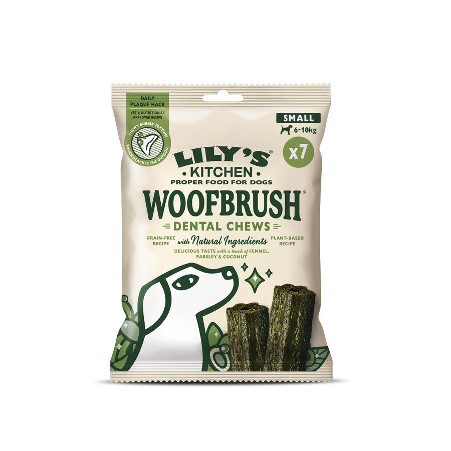 Lily's Kitchen Woofbrush Dental Chew Small Multipack 7x22g