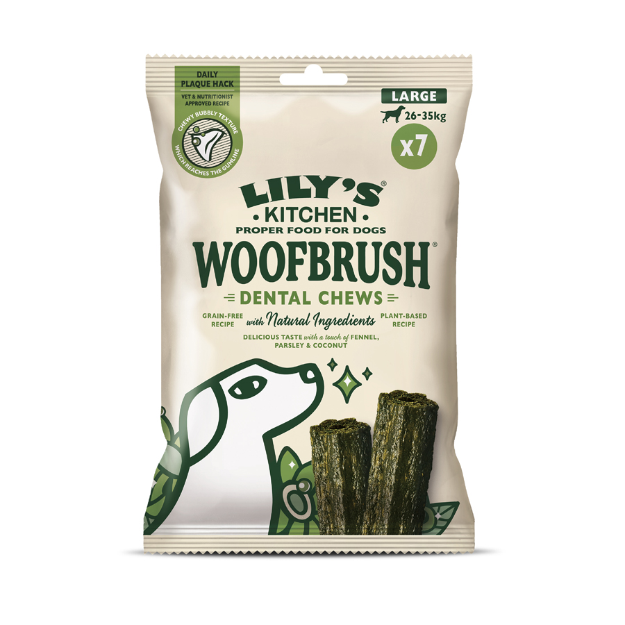 Lily's Kitchen Woofbrush Dental Chew Large Multipack 7x47g