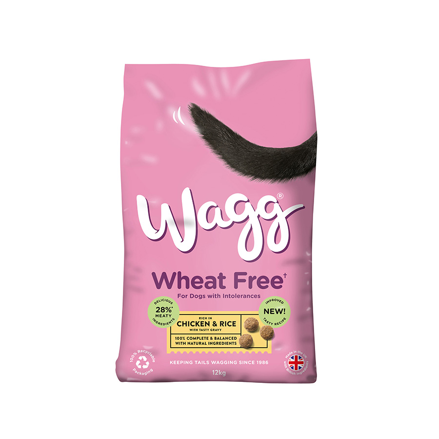 Wagg Complete Sensitive Wheat Free Dry Dog Food Chicken Rice Pets