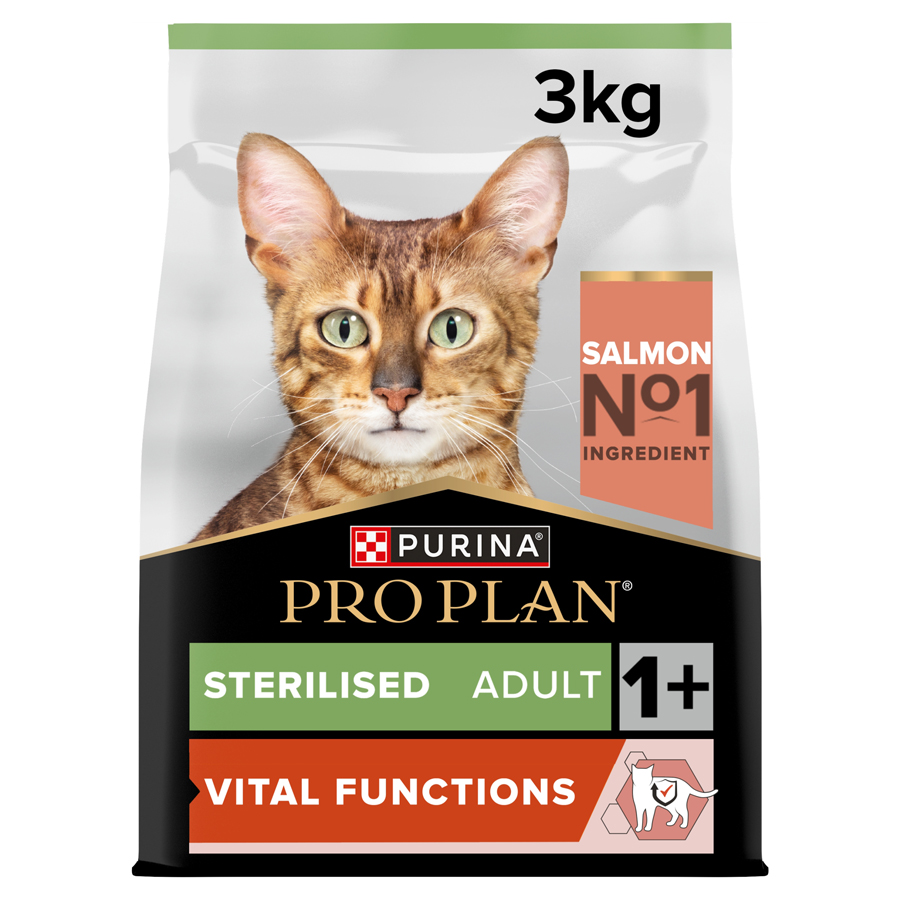 Pro Plan Neutered Vital Functions Dry Cat Food Salmon