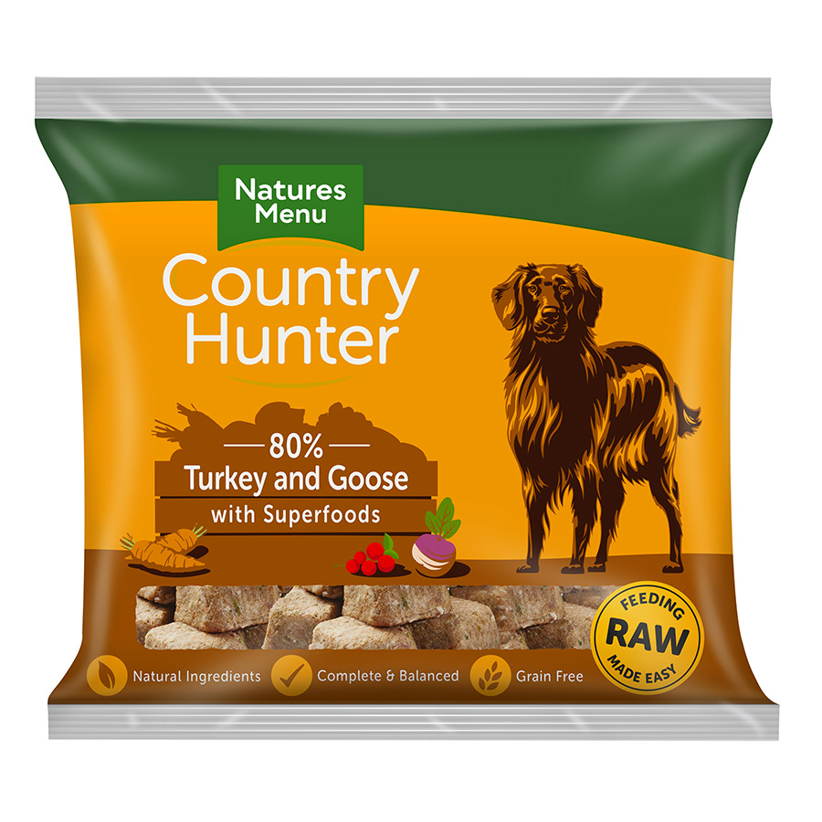 Natures Menu Country Hunter Dog Food Turkey & Goose Nuggets | Pets