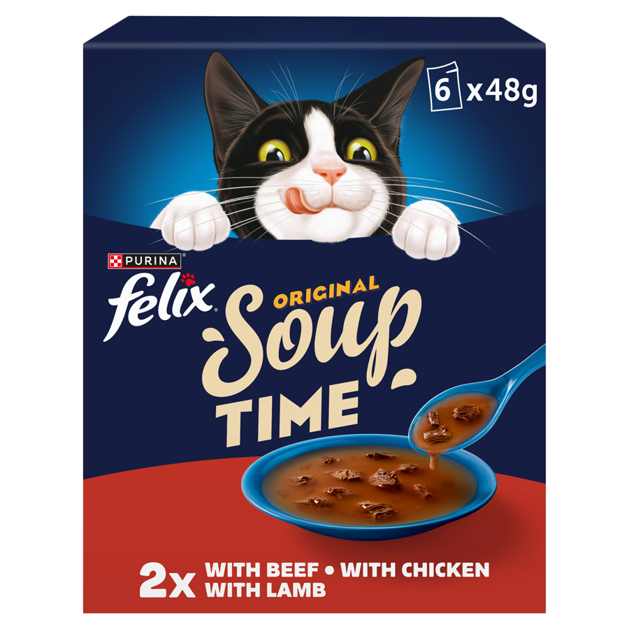 Felix Soup Wet Cat Food Farm Selection Chicken,