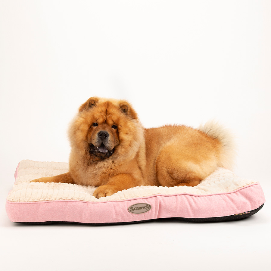 Scruffs Ellen Mattress Dog Bed Large Pink Pets