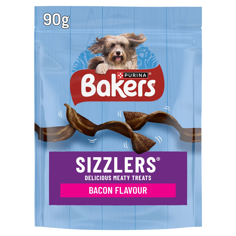 Bakers Sizzlers Bacon Meaty Dog Treats