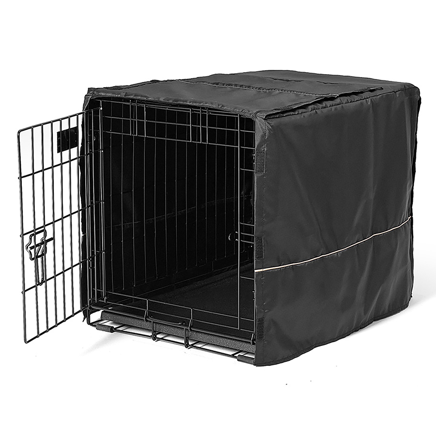Midwest Homes for Pets Quiet Time Dog Crate Cover Black