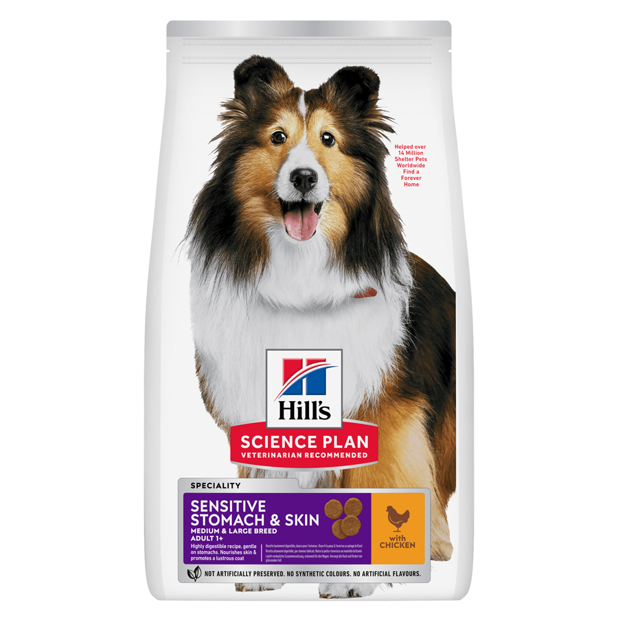 Hill's Science Plan Sensitive Stomach & Skin Medium Adult Dry Dog Food