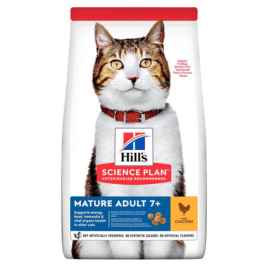 Hill’s Science Plan Mature Adult Dry Cat Food Chicken | Pets