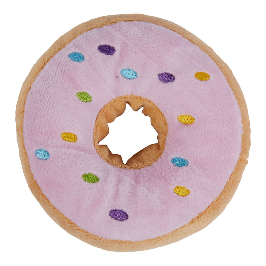 Pets at Home Plush Donut Dog Toy