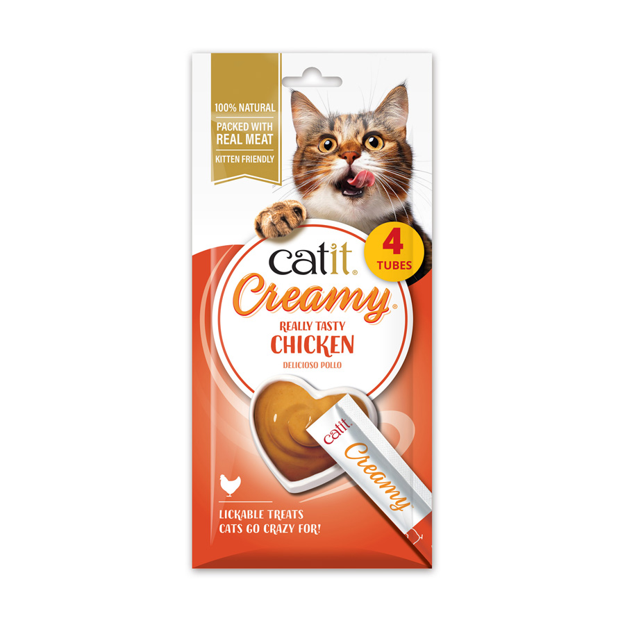 Catit Creamy Lickable Cat Treats Chicken
