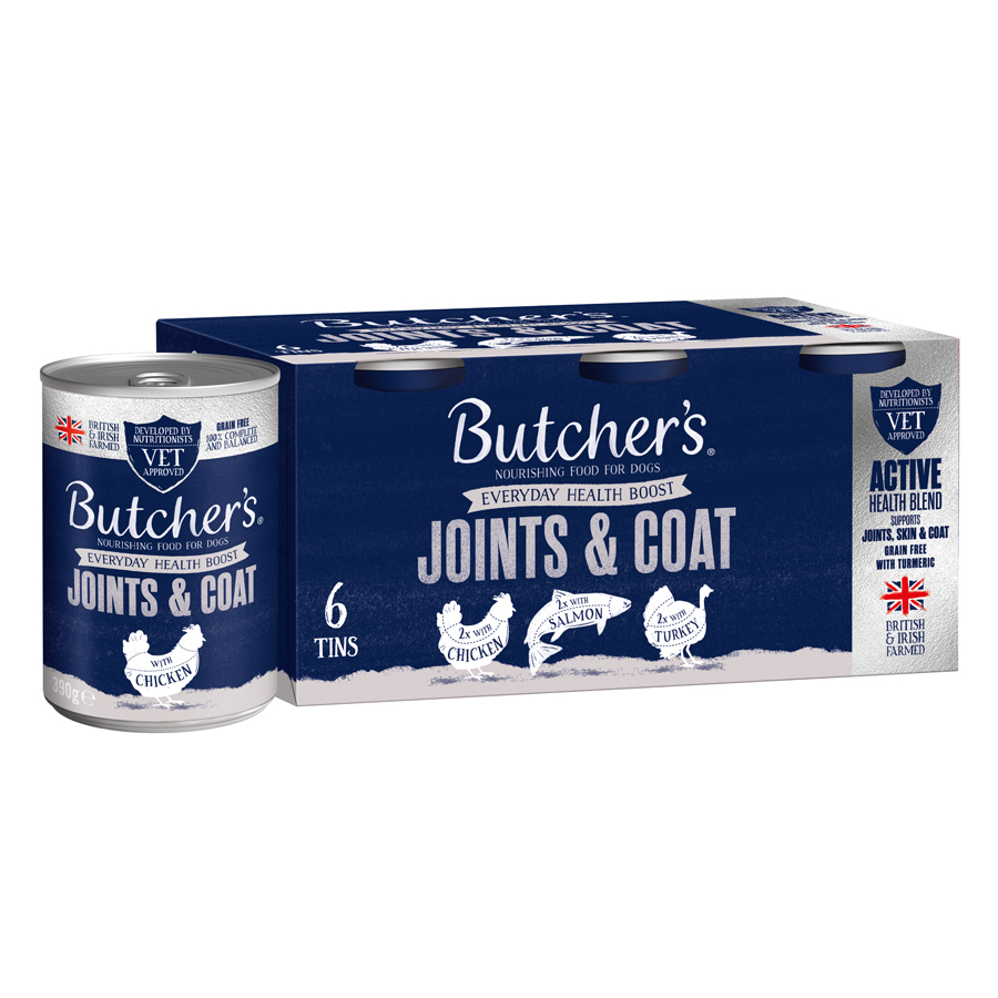Butcher's Joints & Coat Adult Wet Dog Food Tins