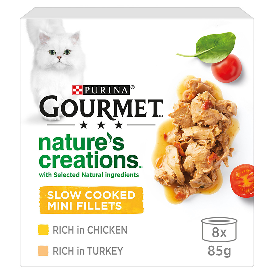 Gourmet Nature s Creations Wet Cat Food Chicken Turkey Pets