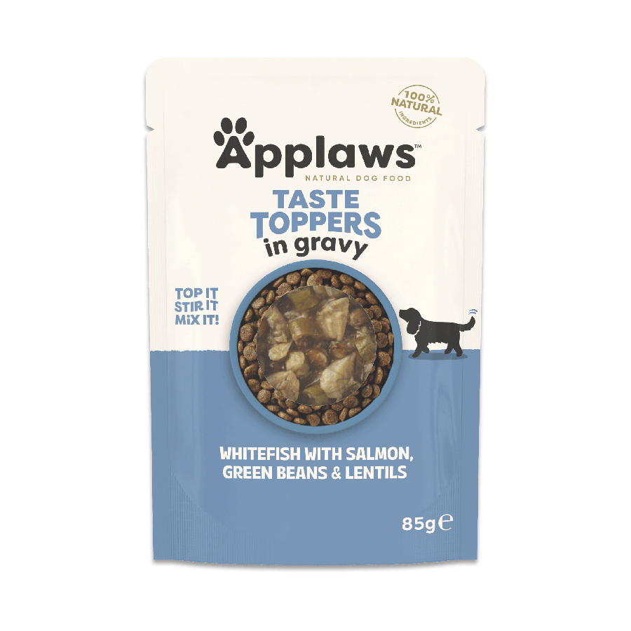 Applaws Taste Toppers Natural Adult Wet Dog Food Whitefish