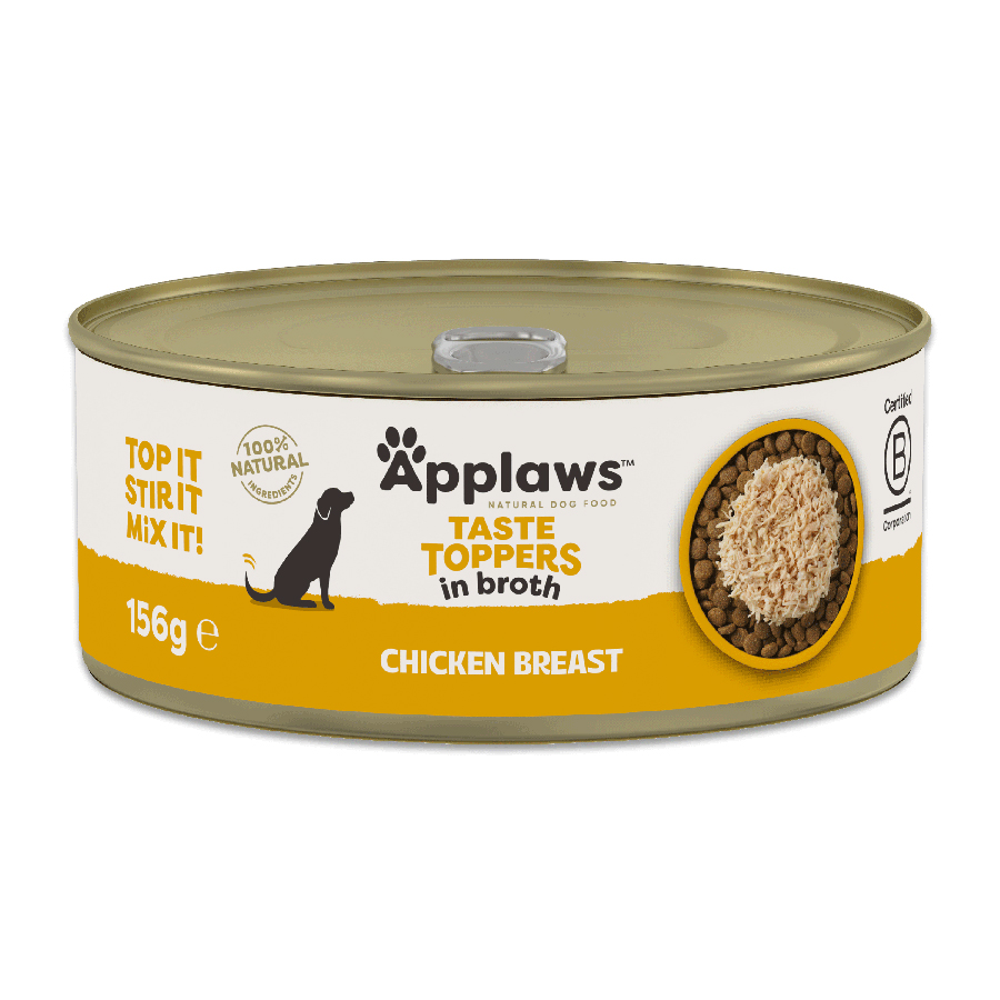 Applaws Taste Toppers Natural Adult Wet Dog Food Chicken Breast in Broth