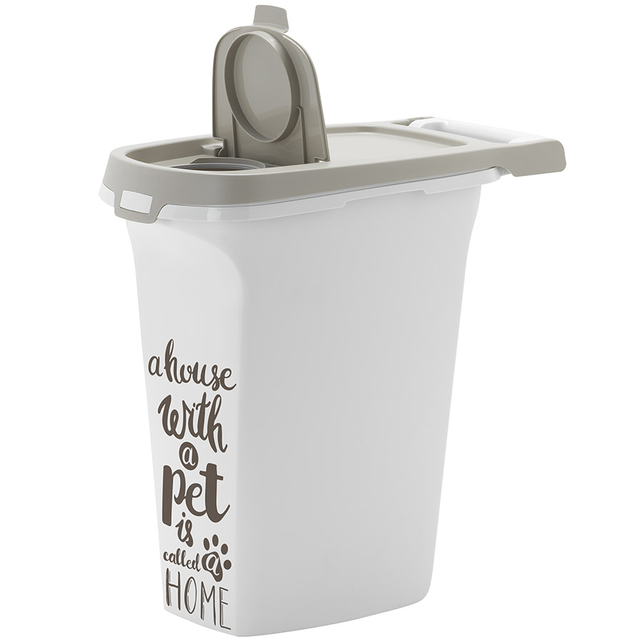 Pets at Home Airtight Trendy Pet Food Storage Grey Pets